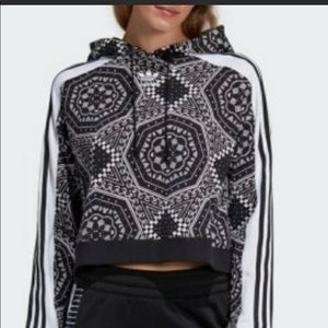 Adidas cropped sweatshirt